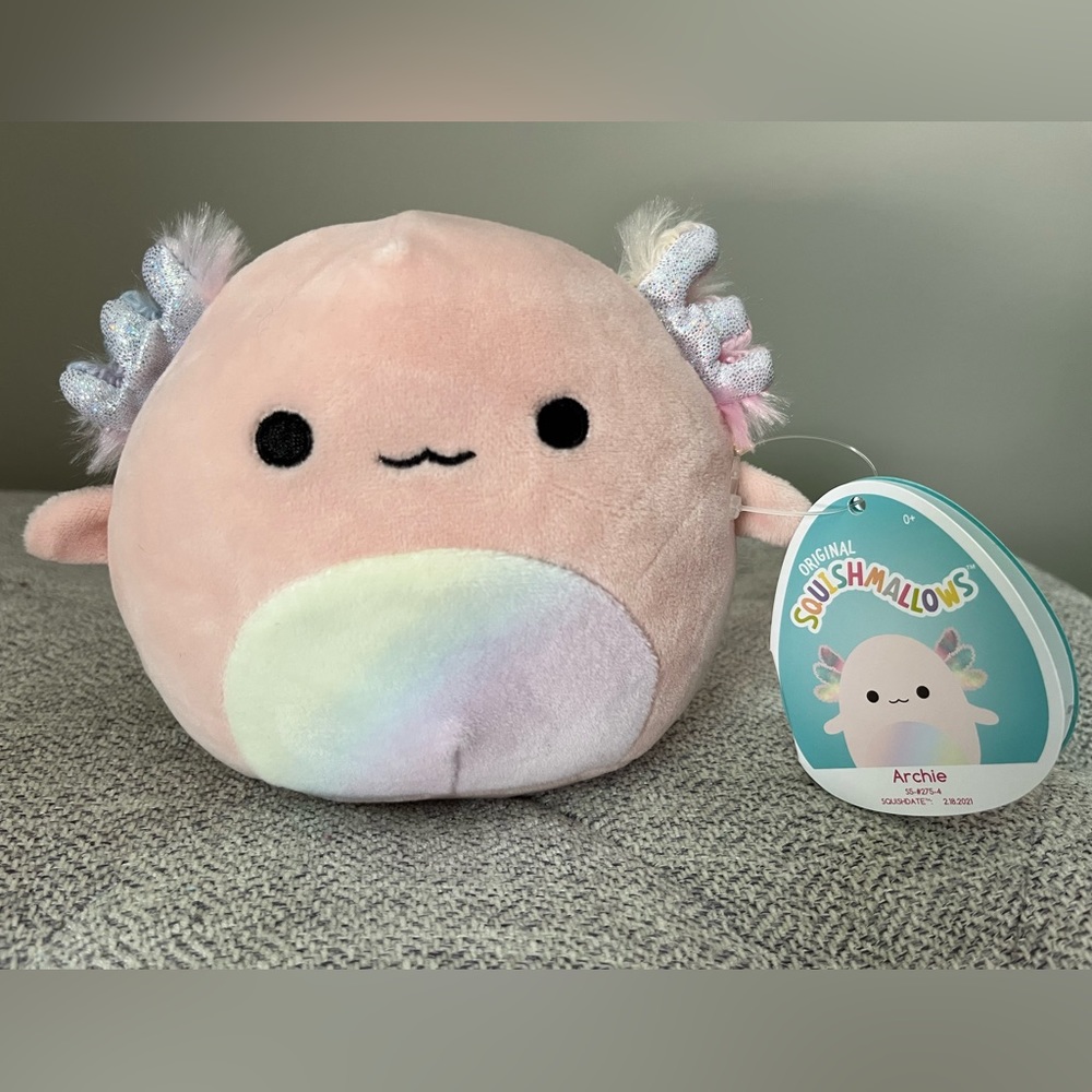 Rainbow Archie the Axolotl - 5” Squishmallow